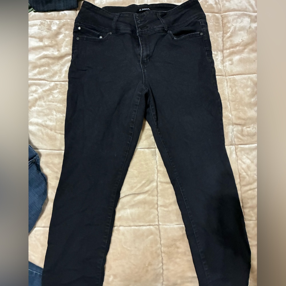d. jeans Black Casual Denim Top